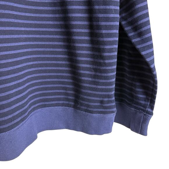 Vineyard Vines Deep Bay Garment Dyed Striped Crewneck Sweater Boy’s Size Large - Picture 6 of 9